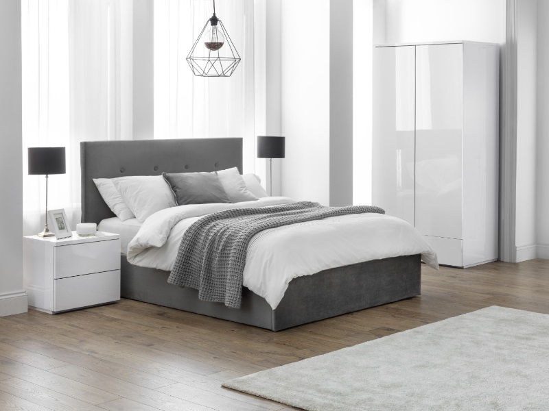 Grey and discount white wardrobe