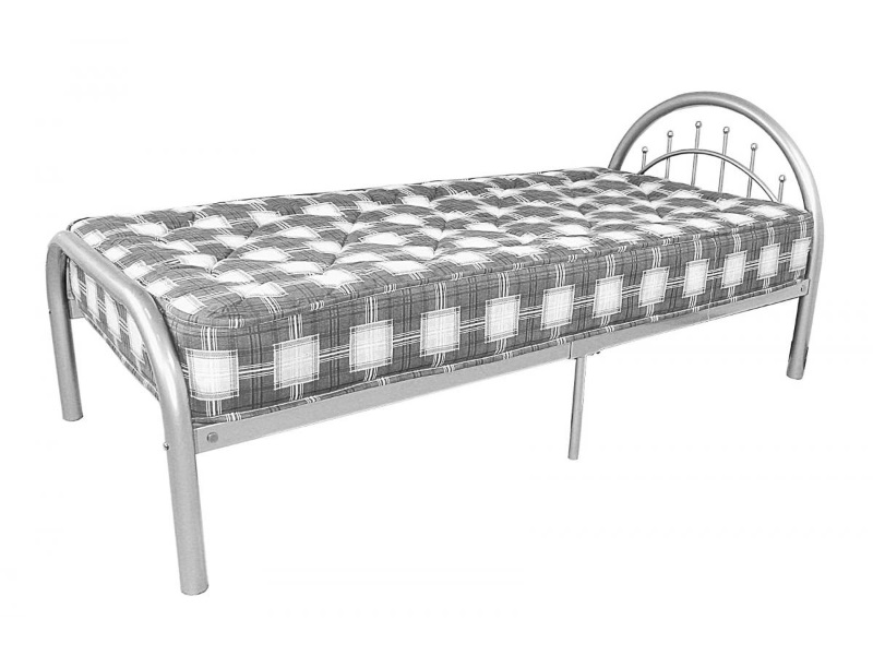 Heartlands Furniture Morning Sun Single Bed Single Silver Metal Bed thumbnail
