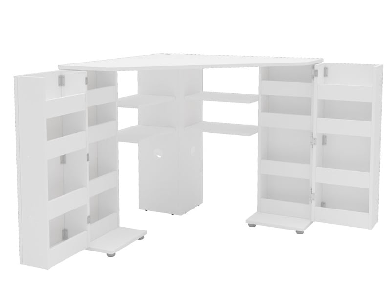 White dressing table shop corner