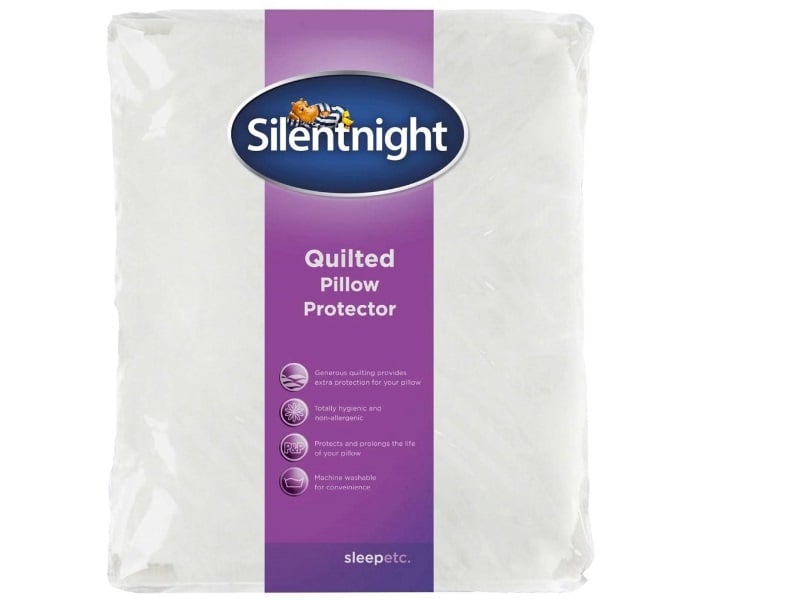 silentnight quilted mattress topper and pillow set single