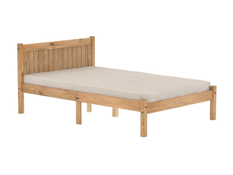 Ikea single pine bed discount