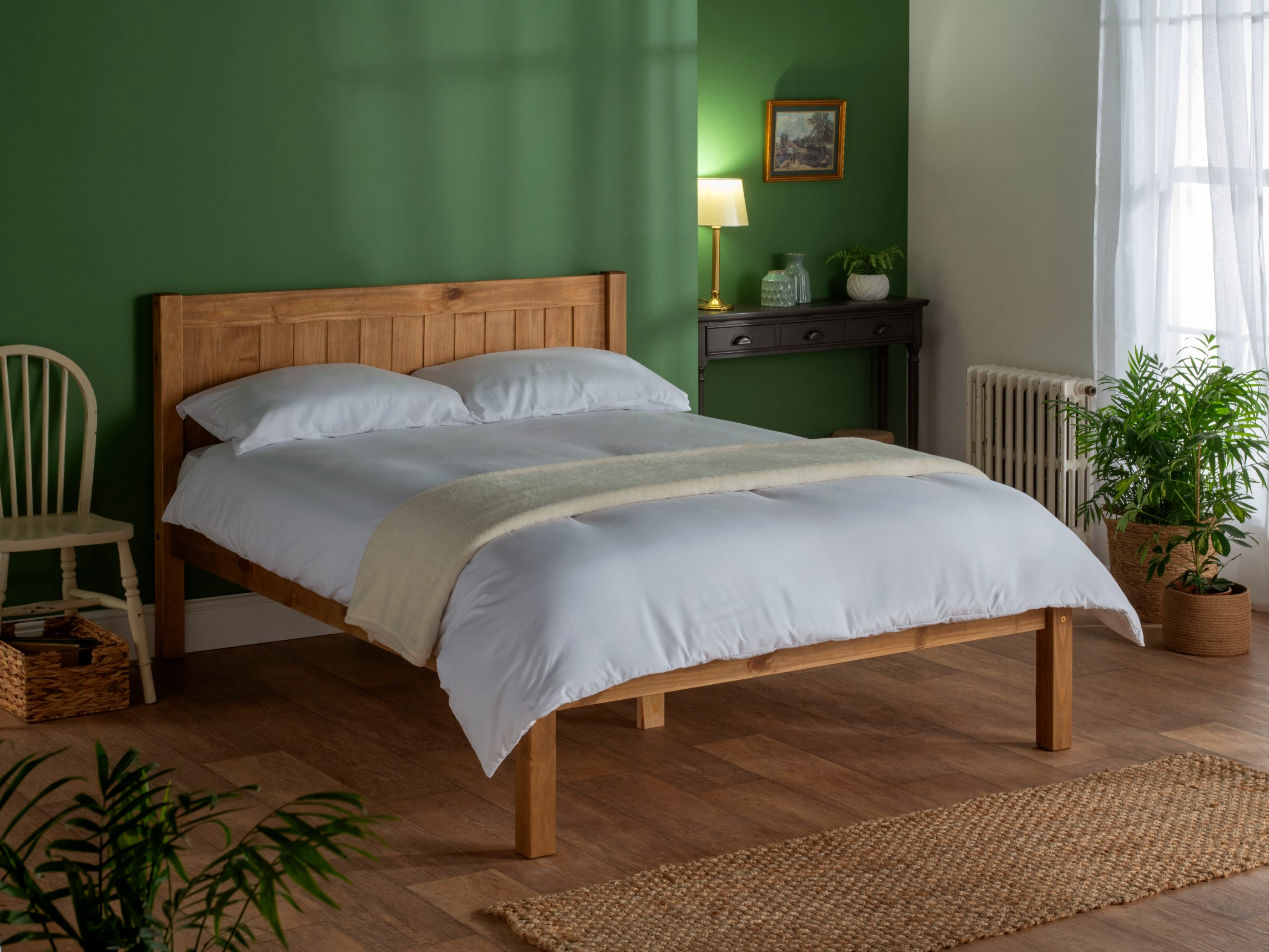 Cheap wooden double bed deals