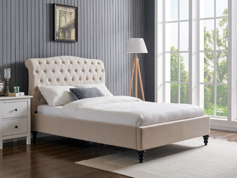 Click to view product details and reviews for Limelight Rosa Super King Natural Fabric Bed. Click to view product details and reviews for Limelight Rosa Super King Natural Fabric Bed.