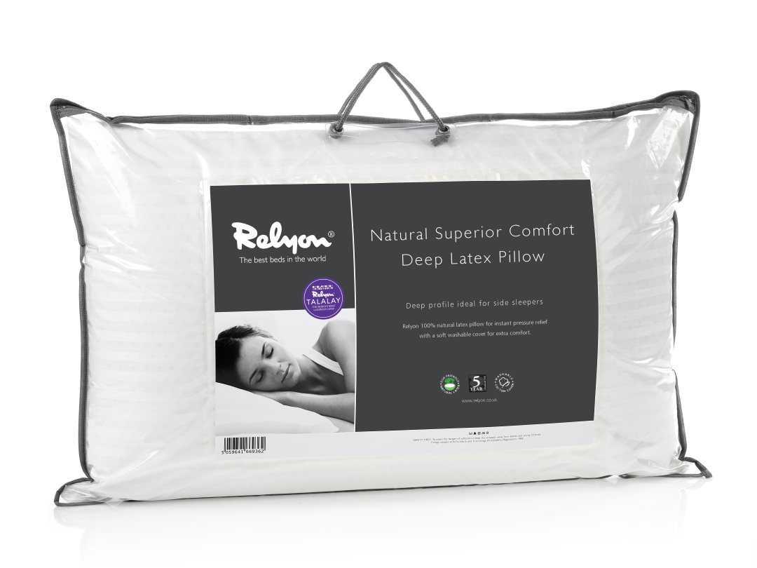 Relyon Natural Superior Comfort Deep Latex Latex Pillow