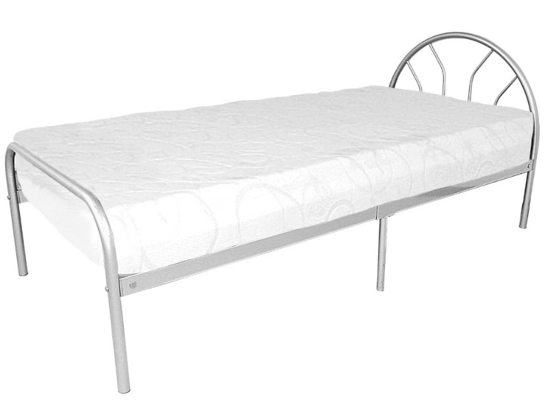 Heartlands Furniture Sydney Single Bed Single Silver Metal Bed thumbnail