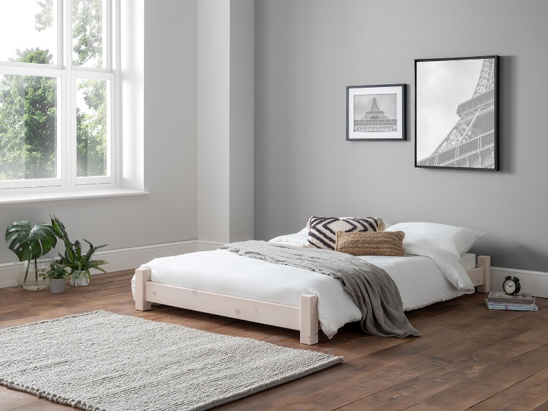 Wooden sales japanese bed