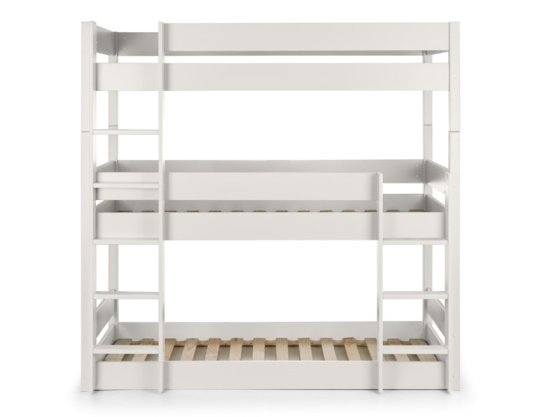 Julian Bowen Trio Triple Sleeper Bunk Bed at Mattressman