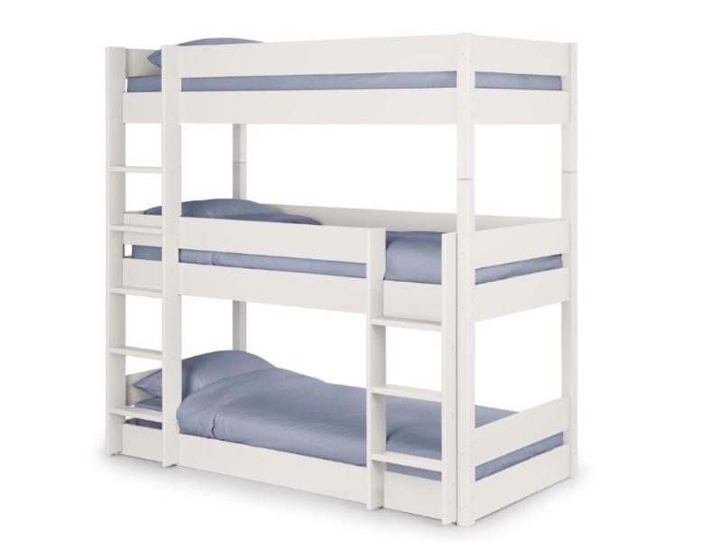 Julian Bowen Trio Triple Sleeper Bunk Bed at Mattressman