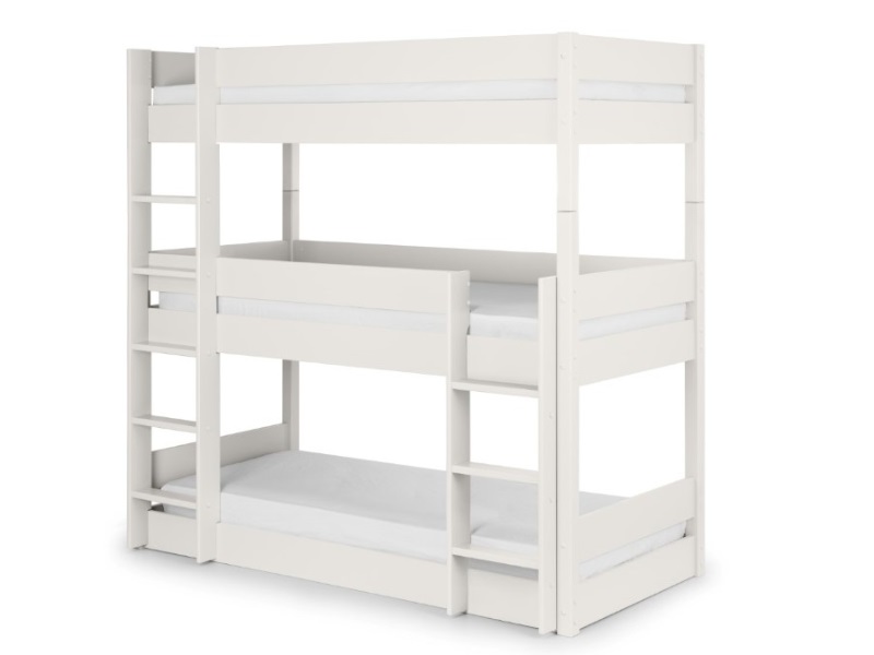 Julian Bowen Trio Triple Sleeper Bunk Bed at Mattressman